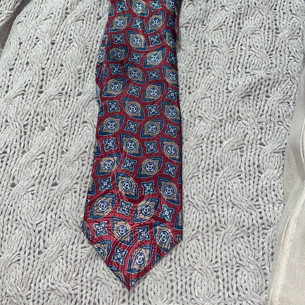 Christian Dior Men’s Tie (Red/Dark Green)